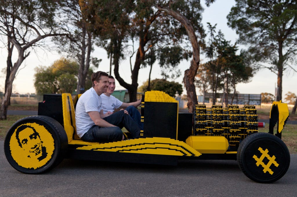 car made out of legos